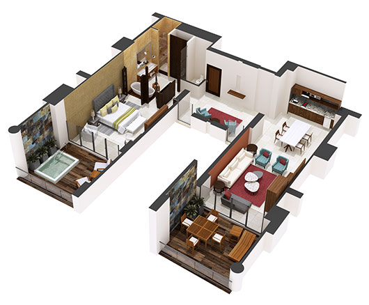 1 Bedroom Presidential Suit