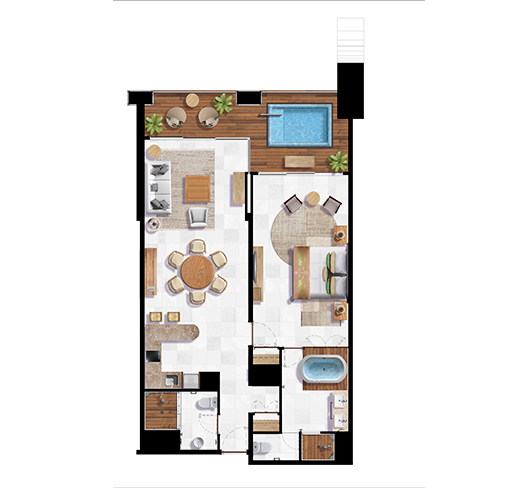 1 Bedroom Suite